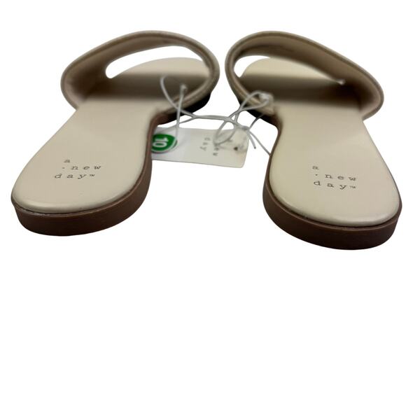 A New Day St. Tropez Slip On Slide Sandals Women's Size 10 - Picture 6 of 8